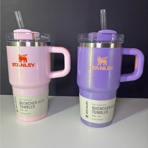Stanley Periwinkle Shimmer & Rose Petal Shimmer 20oz Quencher H2.0 Tumbler Set